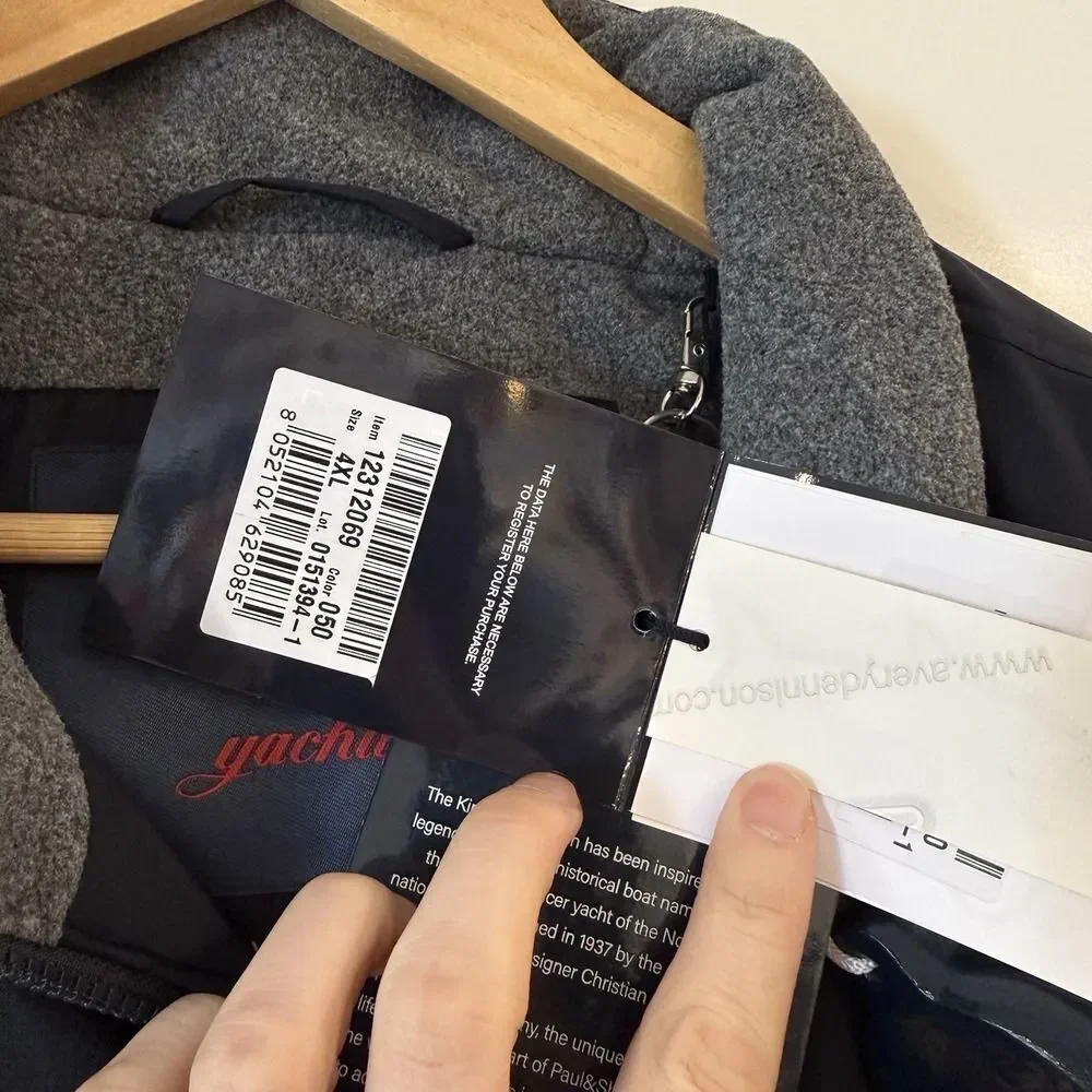 NWT Paul & Shark YACHTING Men's Wind Vest Gillet RE-Wind Block Kipawa 4XL